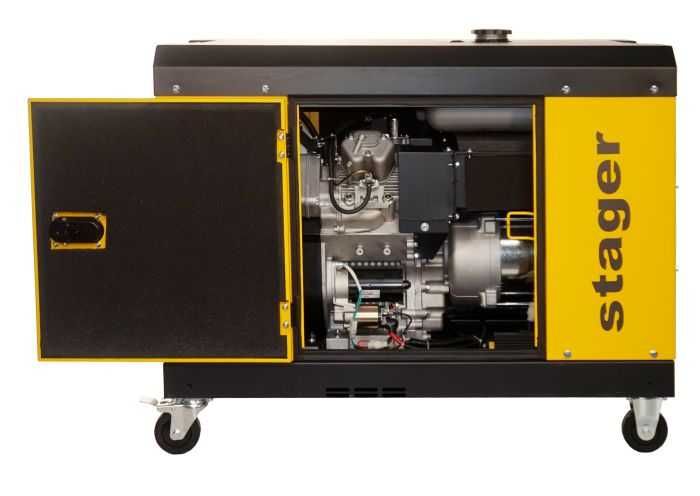 Generator Insonorizat Stager YDE15000T3 Trifazat 14kVA 19A Diesel