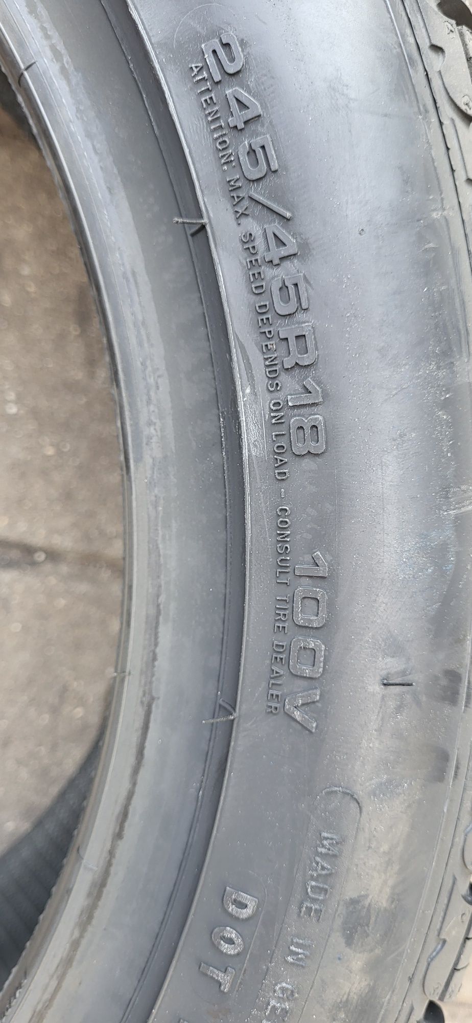 anvelope noi 245 45 r18 goodyear ug 8 runflat de iarna