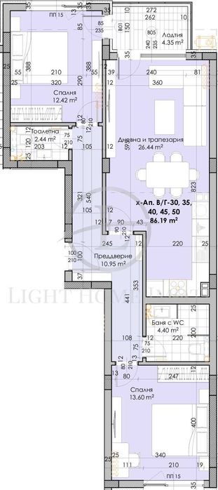 Продава се Тристаен апартамент в Пловдив, Кючук Париж - 105 кв.м за 851 €/кв.м - Снимка #2