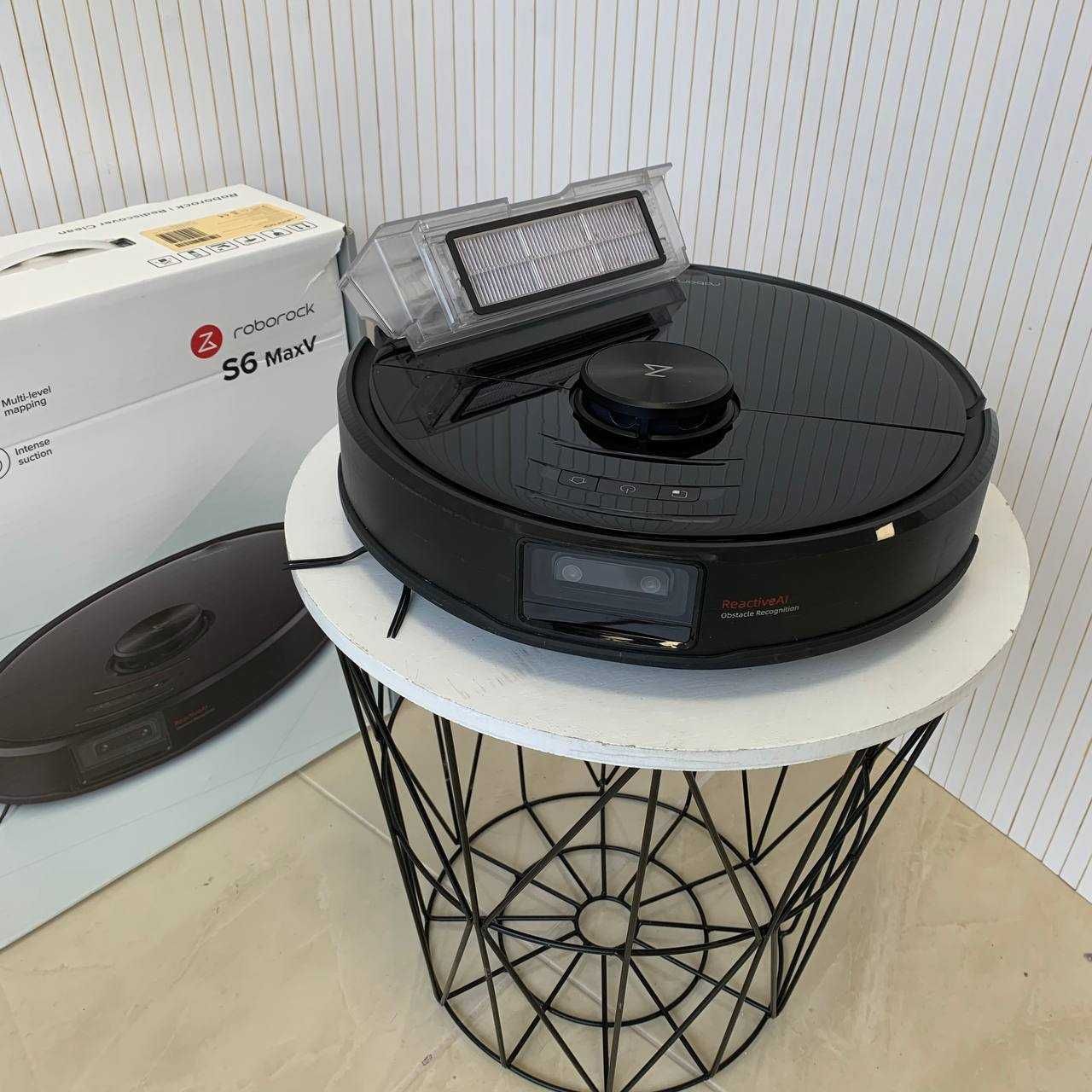 Робот прахосмукачка Roborock S6 MaxV Моп WiFi AI Камера 3D Navi Видео
