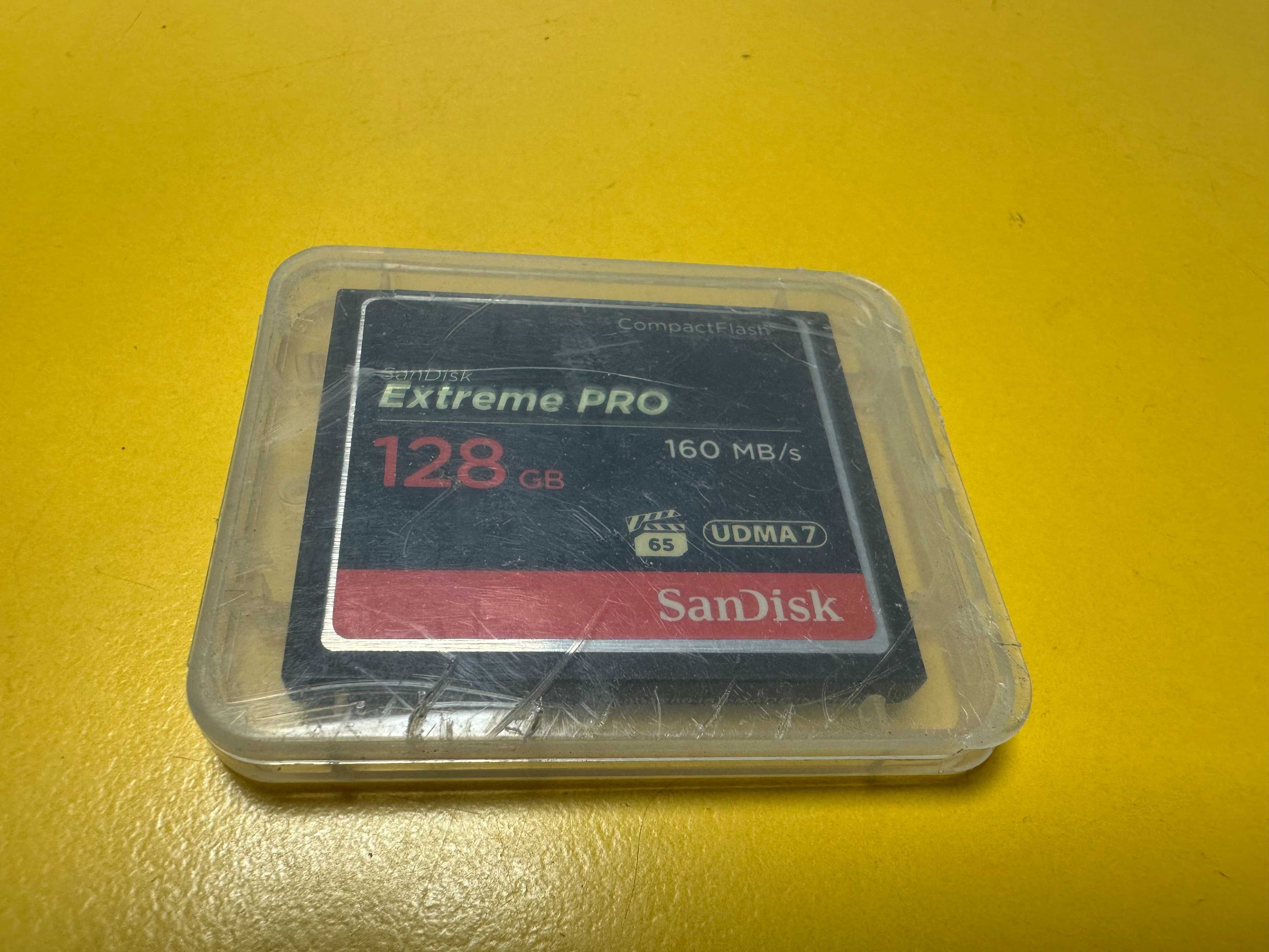 Карта памет SanDisk Compact flash Extreme Pro 128 GB, UDMA 7, 160 MB/s
