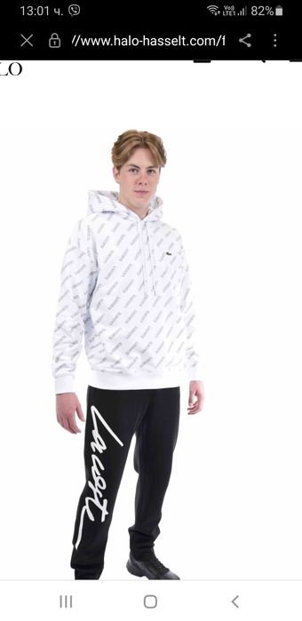 Lacoste LIVE! Oversize Hoodie / 5 - L НОВО! ОРИГИНАЛ! Мъжка Качулка