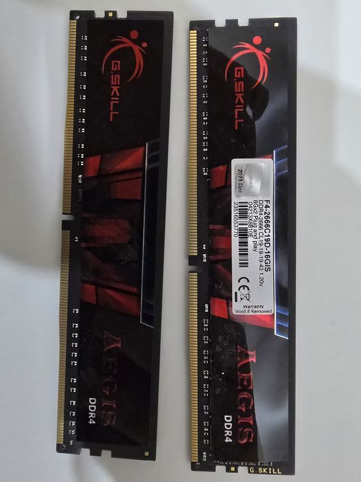 DDR4 16GB 8х8 2600 G SKIL