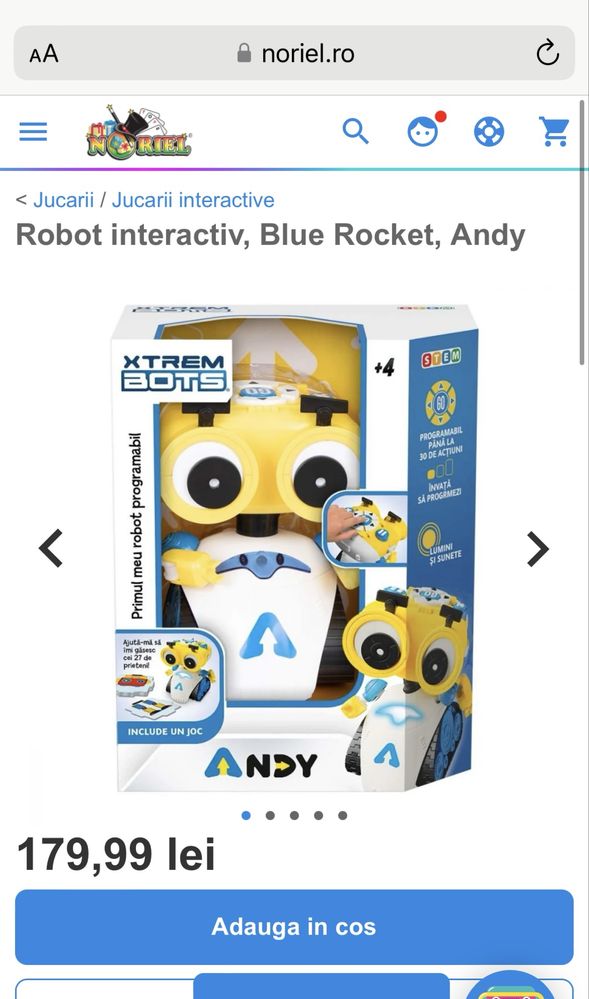 Robot interactiv Andy