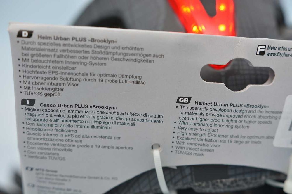 Casca bicicleta Fischer cu lumina, marime S/M - NOU