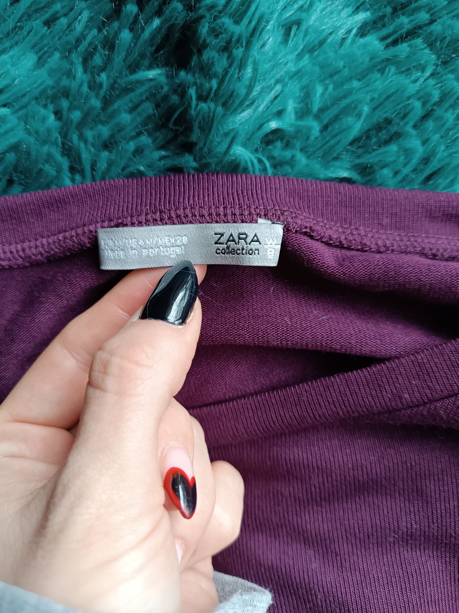 Блуза Zara с разкроени ръкави