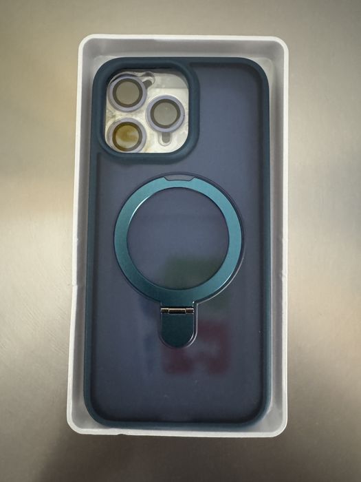 Husa iPhone 15 Pro Max inel magnetic suport