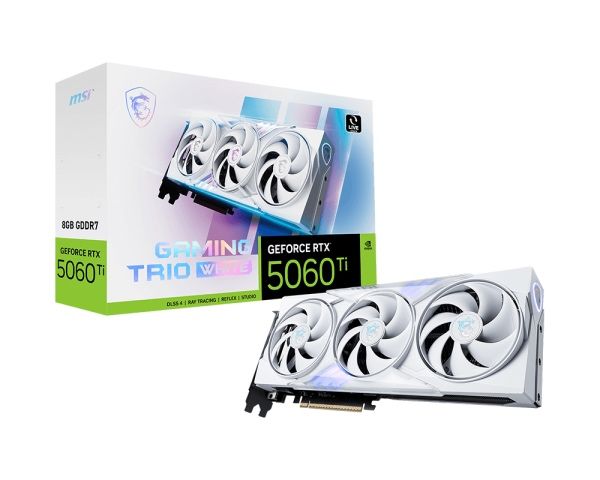 MSI RTX 5060Ti TRIO WHITE | 8 GB GDDR7 | OC Edition | новая в упоковке