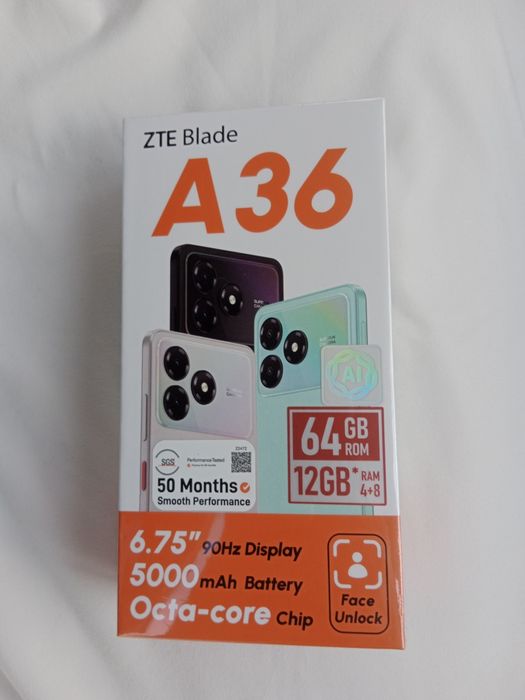 Продам новый смартфон ZTE Blade A36