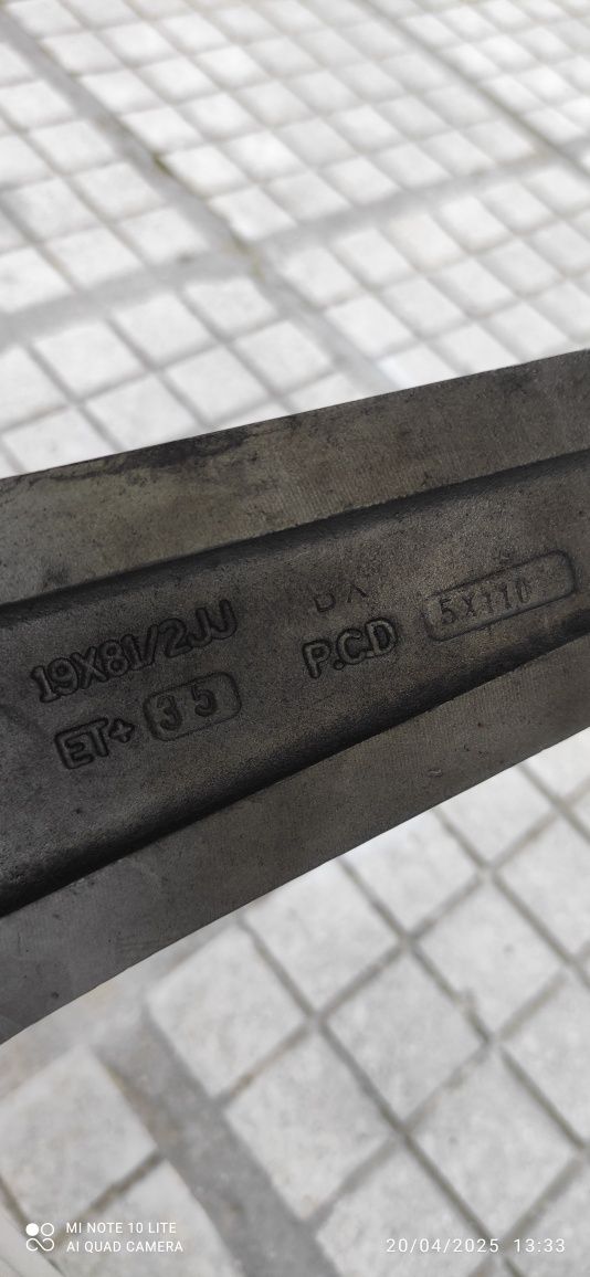 Джанти за БМВ  19" 5х120 спорт пакет