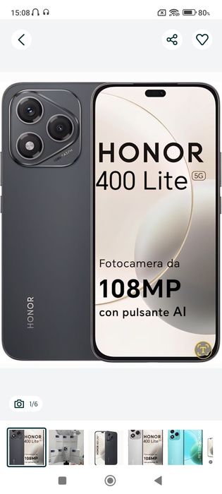 Honor 400 lite 8/256Gb