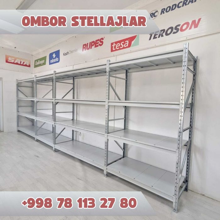 Складские стеллажи, стеллаж для склада, ombor stellaj, tokcha