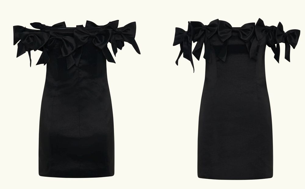 Черна вечерна рокля MESHKI – XS (нова, с етикет)