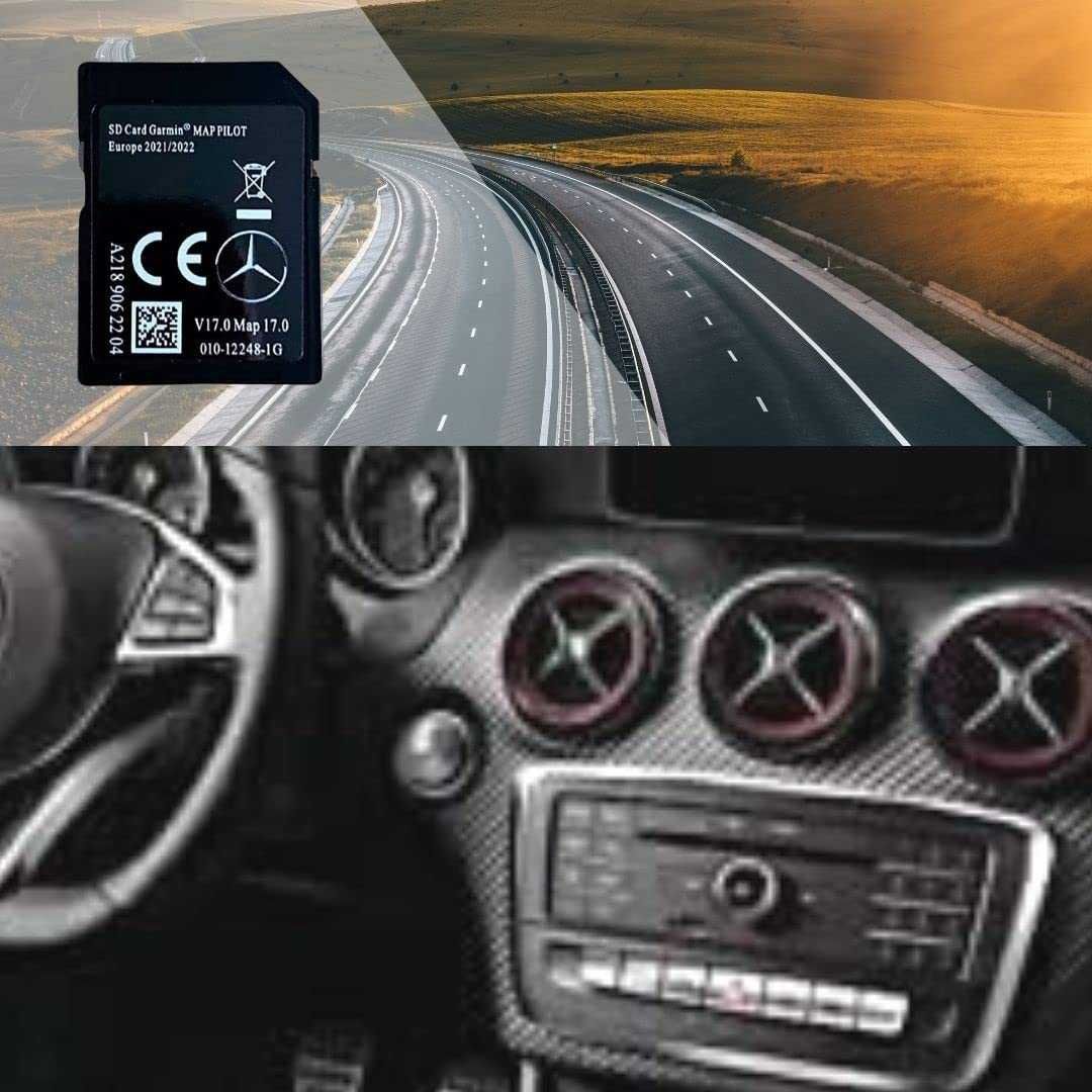 Card Mercedes Garmin A B C CLA CLS E GL GLE GLC Harta Navigatie 2023