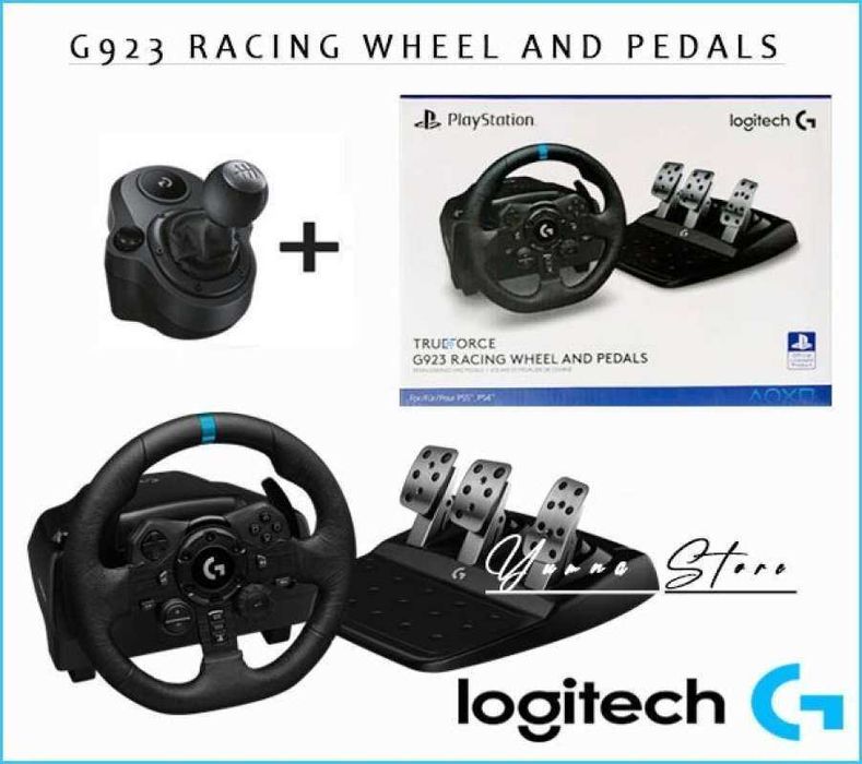 Logitech G923 для Playstation и ПК НОВЫЙ в запечатанной коробке