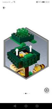 Lego minecraft, seria 21165, nou, doar făcut șii desfăcut după