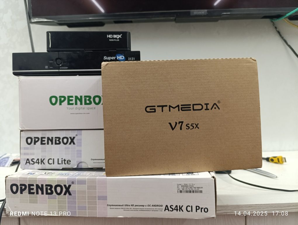 Продаются ОPENBOX  hevc/4k тюнеры, заказы  с Китая