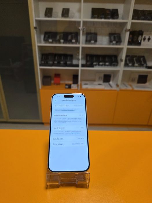 Iphone 15 Pro 256gb White Titanium, liber de retea, factura  garantie