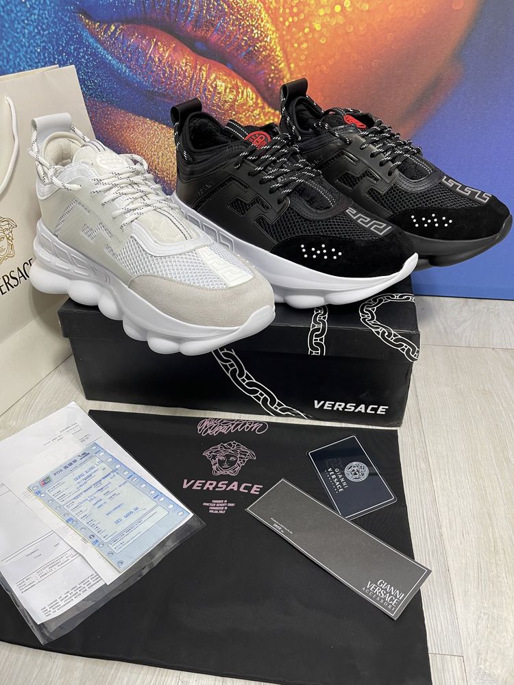 Adidasi Versace Chain Reaction Premium Full Box