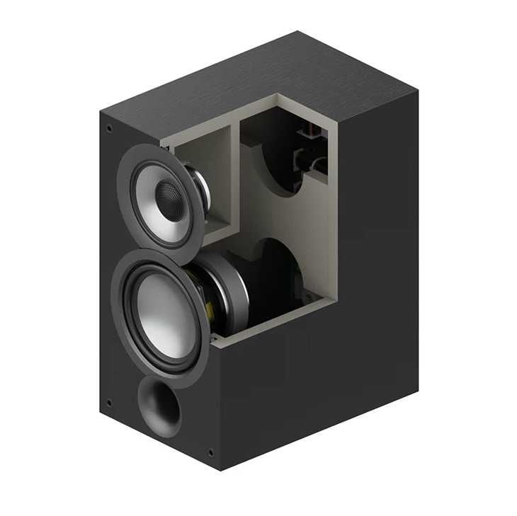 Boxe de raft Hi-Fi ELAC UniFi 2.0 UB52 Black Vinyl (in garantie)