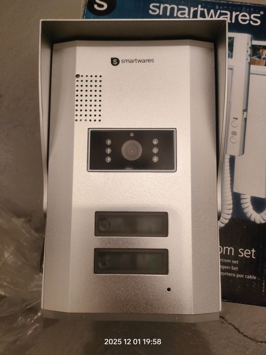 Video interfon pentru doua locuinte Smartwares nou