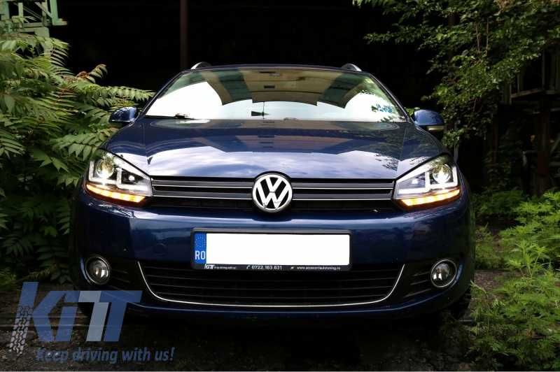 Faruri Osram LED VW Golf 6 VI (2008-2012) Crom LEDriving Dinamic