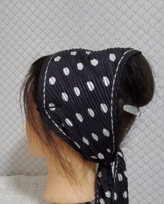 Плиссированый шарфик-косынка