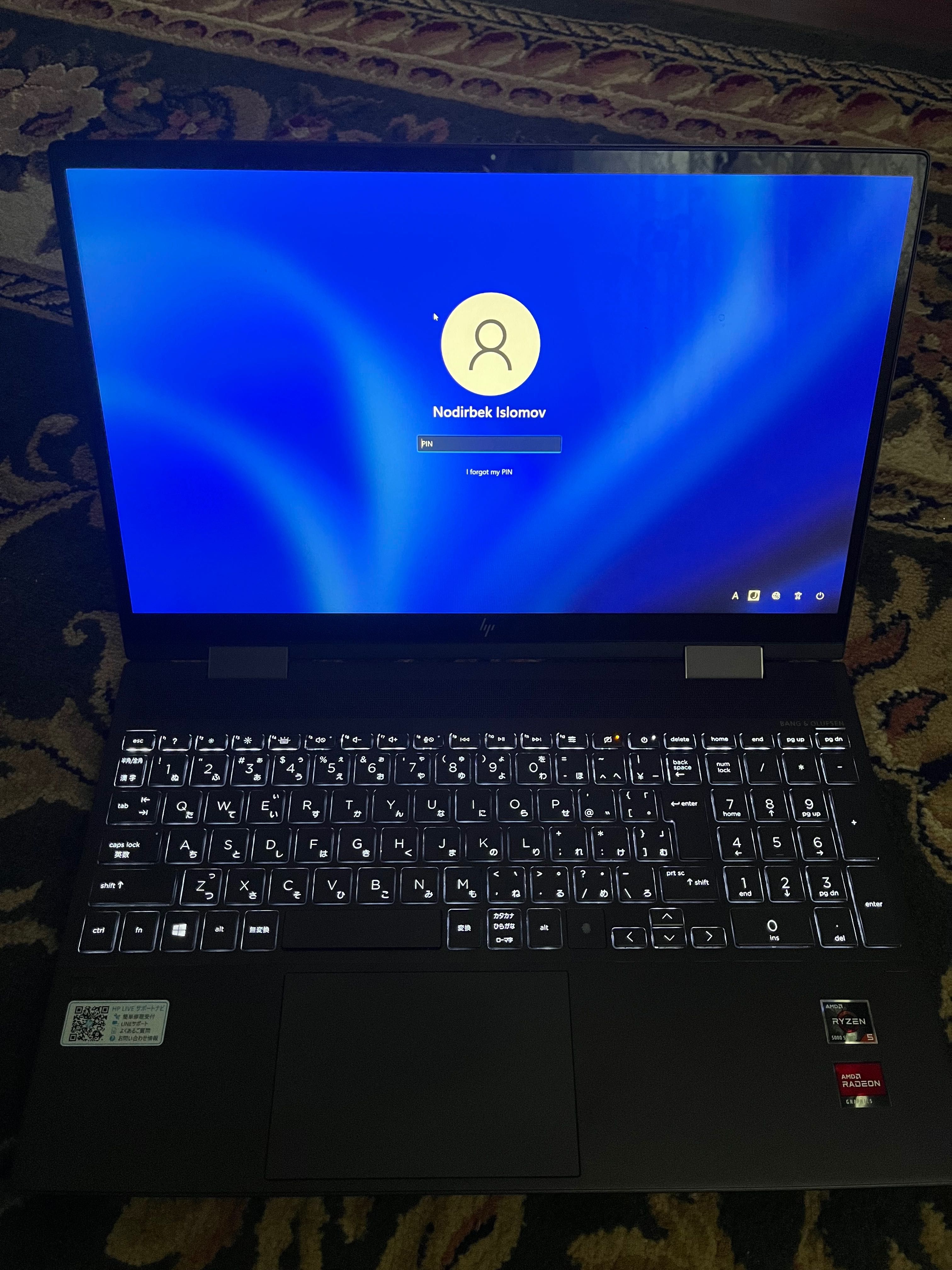 Notebook hp x360 envy ryzen5