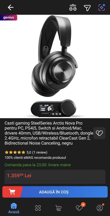 Steelseries Arctis Nova Pro wireless