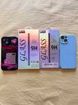 2 huse Iphone 14 +2 folii sticla fata/spate iphone 14