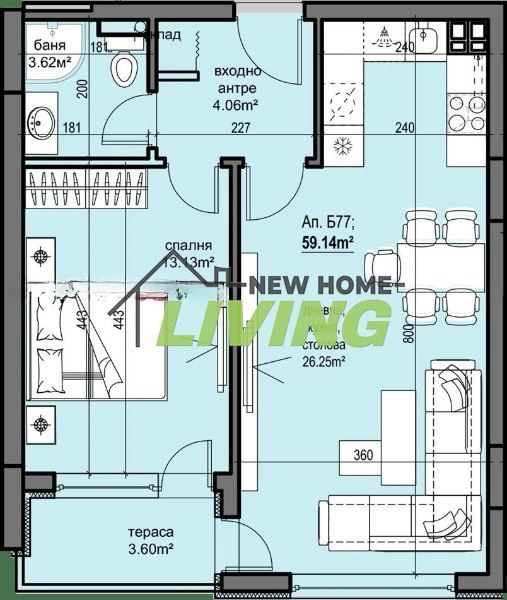 Продава се Двустаен апартамент в Пловдив, Христо Смирненски - 69 кв.м за 1493 €/кв.м - Снимка #7