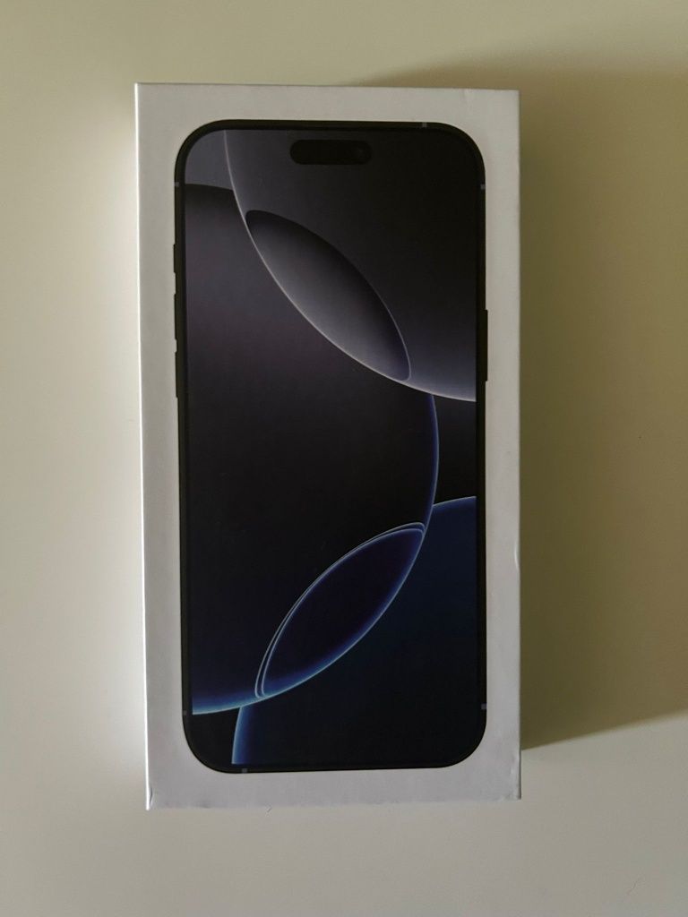 Vând telefon Apple iPhone 16 Pro Max 512gb Titanium Black, nou, neuzat