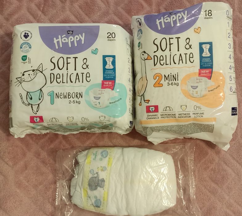 Pampers nou nascut 1 si 2