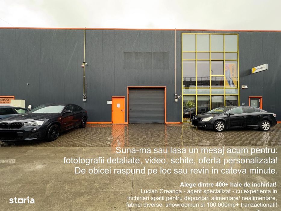 Hala/ showroom 283mp, dupa Carrefour Felicia