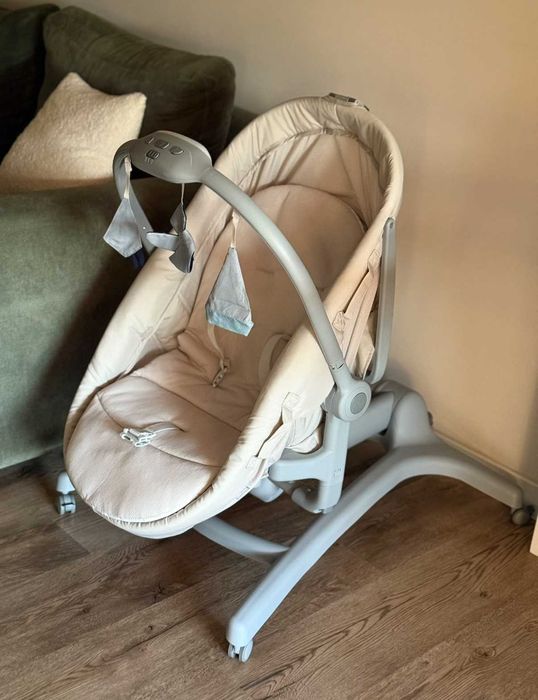 Кровать-стульчик Chicco Baby Hug Pro White Beige Latte 5 в 1
