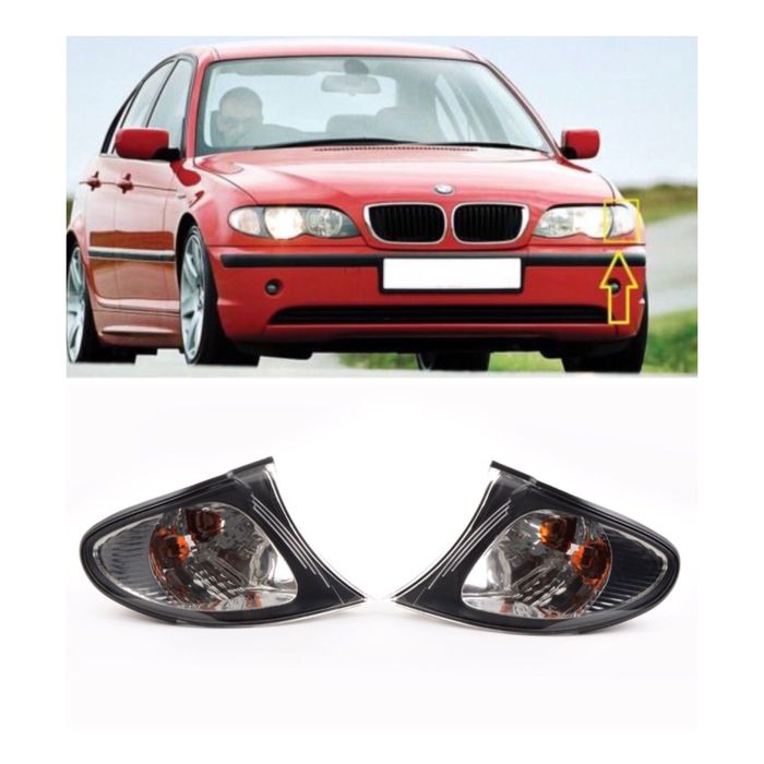 199 Фар мигач Халогени BMW E46 капак броня бмв сериа 3 е46