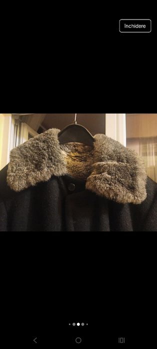 Cojoc bărbătesc tradițional autentic lână și blană, zona Harghita