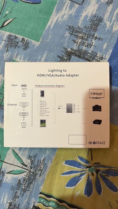 Lighting to HDMI/VGA/Audio Adapter
