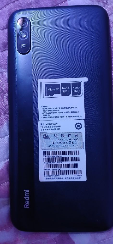 Redmi 9a 64 gb sotiladi