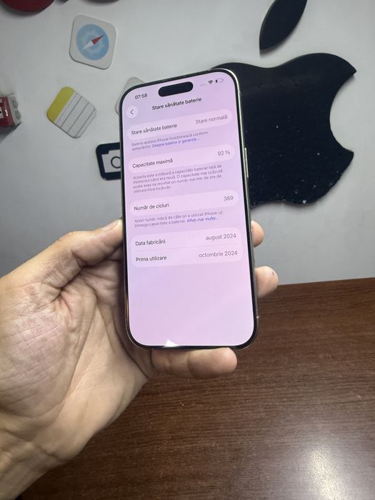 Vand Iphone 16 Pro 256Gb
