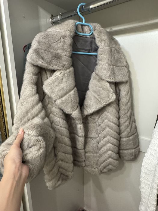 Эко шуба новая (шубка) оверсайз