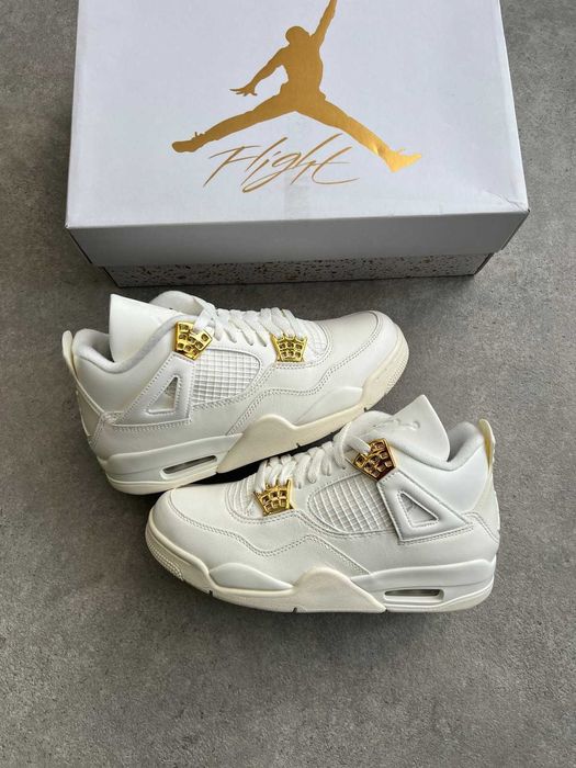 #STOC NOU# Nike Air Jordan 4 Metalic Gold - LIVRARE VERIFICARE -