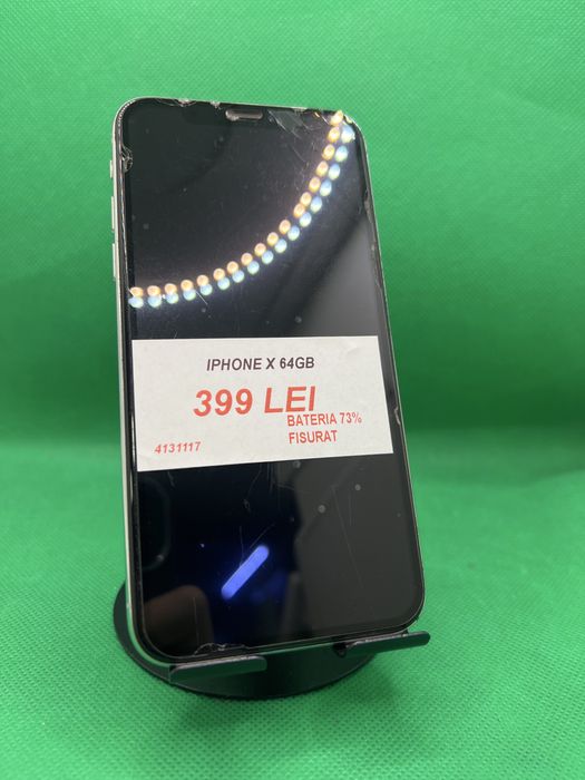 Iphone X 64GB, bateria 73%, Lazar Amanet Crangasi, 41311