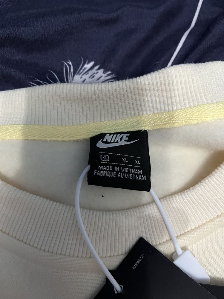 Pulover / Sweatshirt Nike Vintage Alb/Crem