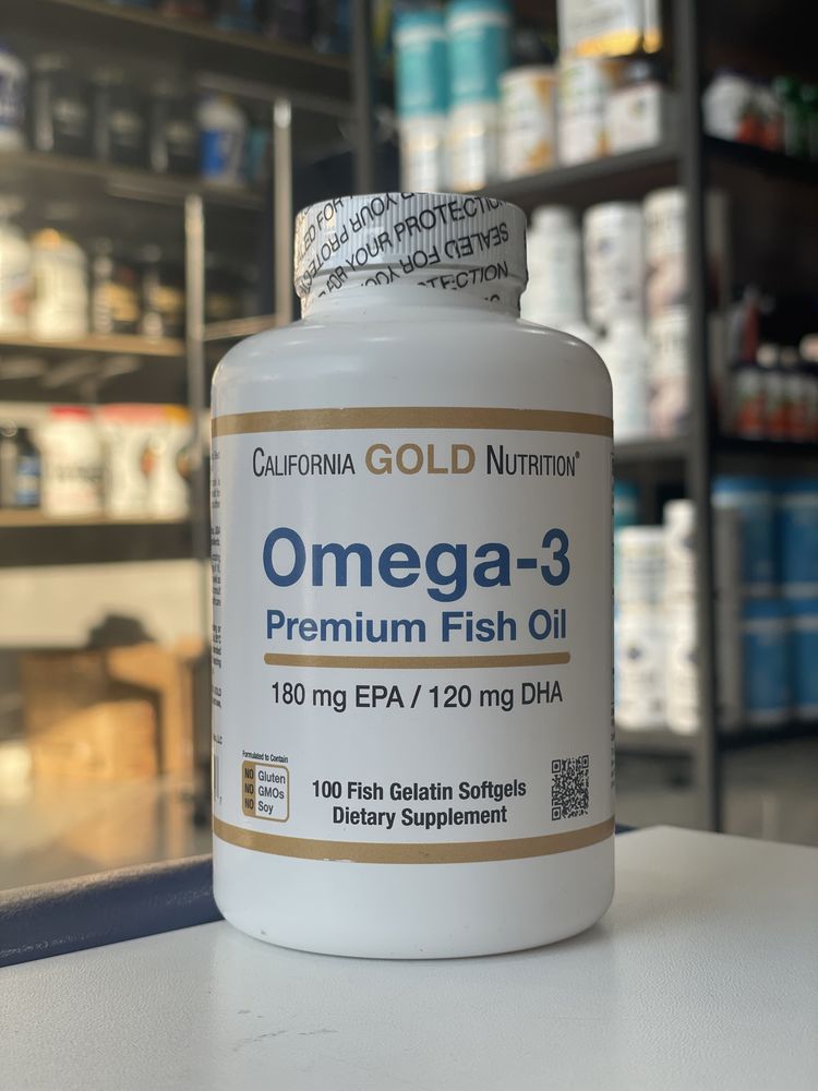 California Gold Nutrition Omega-3 100Fish softgels