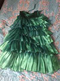 Продам новогодний костюм-платье ёлочка с коронкой