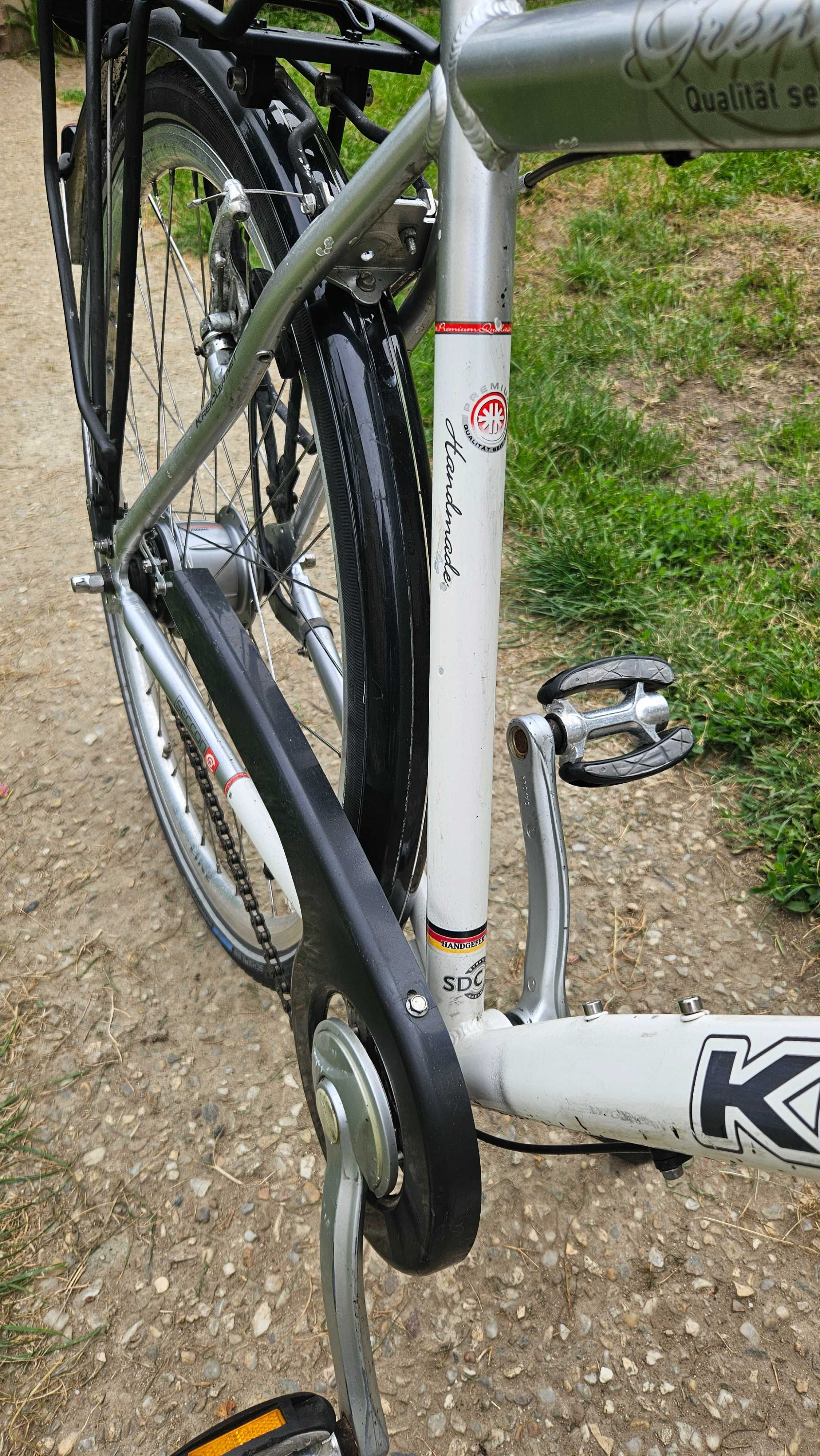 Bicicleta trekking Kreidler, 28 inchi,Aluminiu, 8V Nexus, dinam butuc