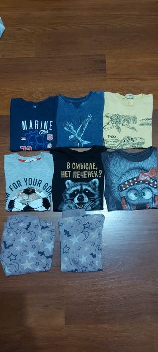 Вещи на мальчика 128-134 размер. 2 пакета