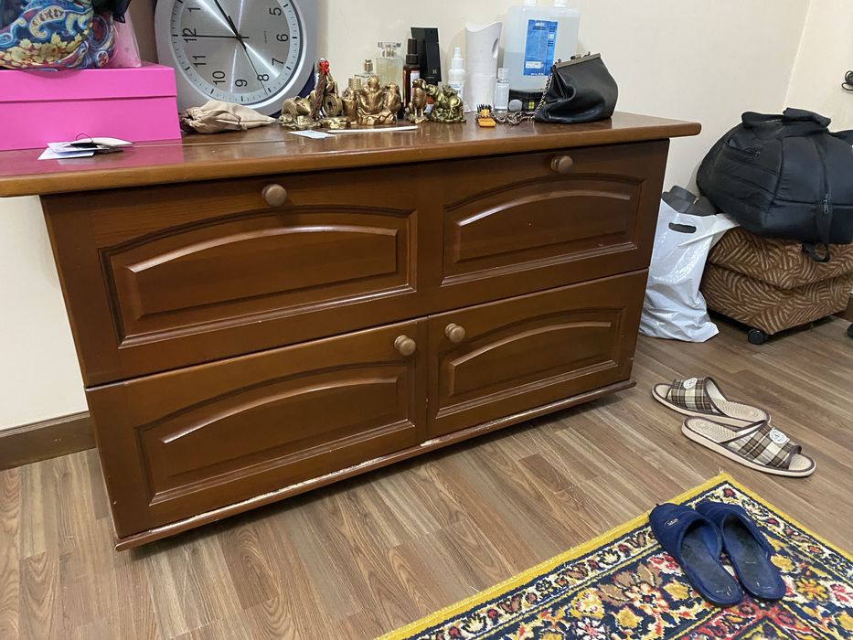 Обувной шкаф с зеркалом