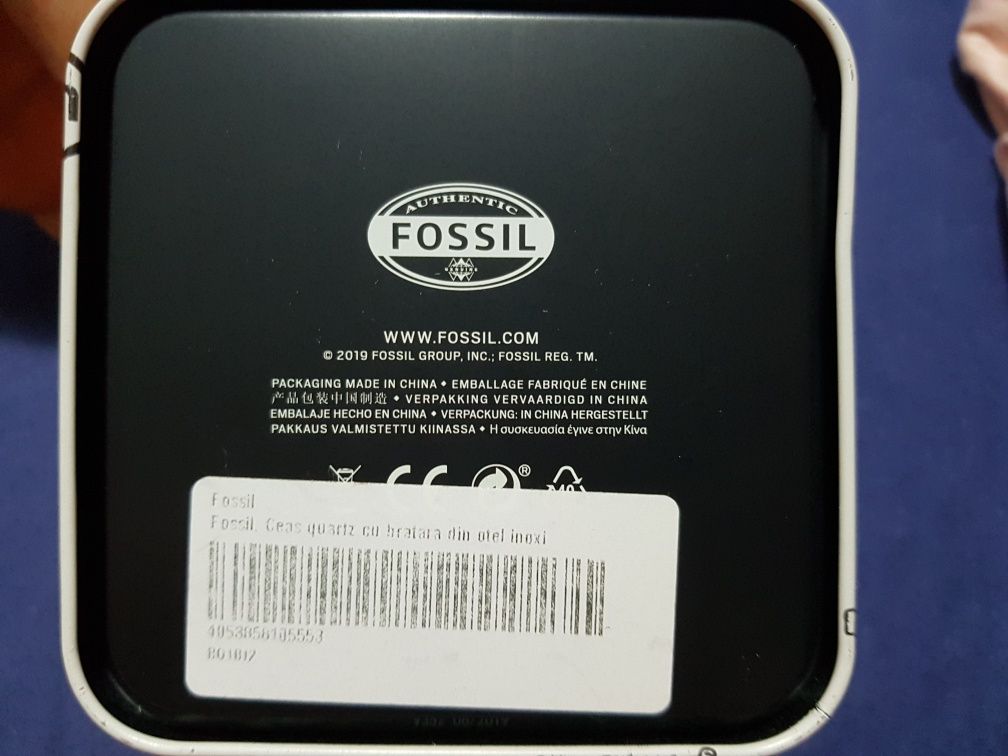 Fossil Rhett BQ1012 Argintiu